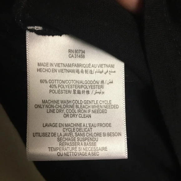 BCBGeneration black semi sheer XS top would fit up - Picture 7 of 8